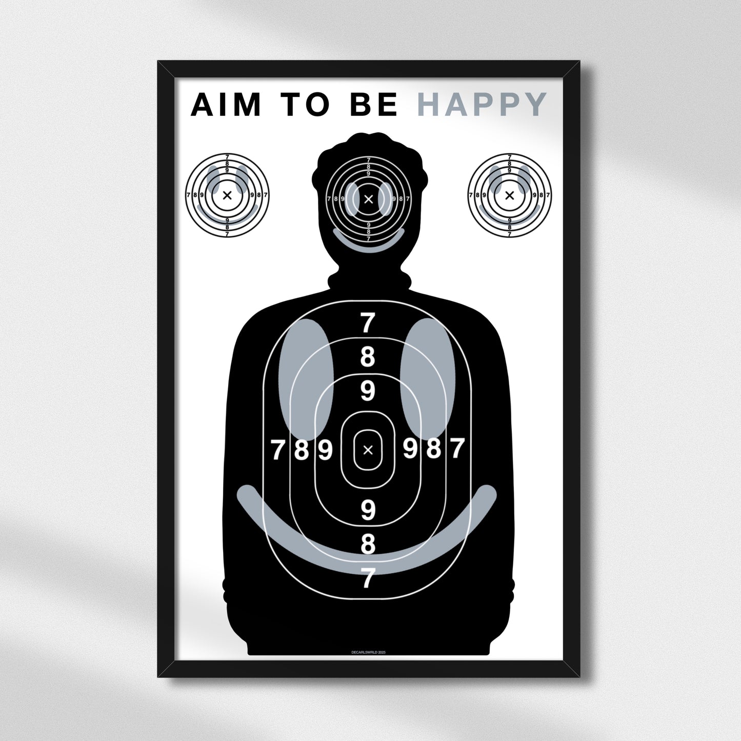 AIM TO BE HAPPY POSTER