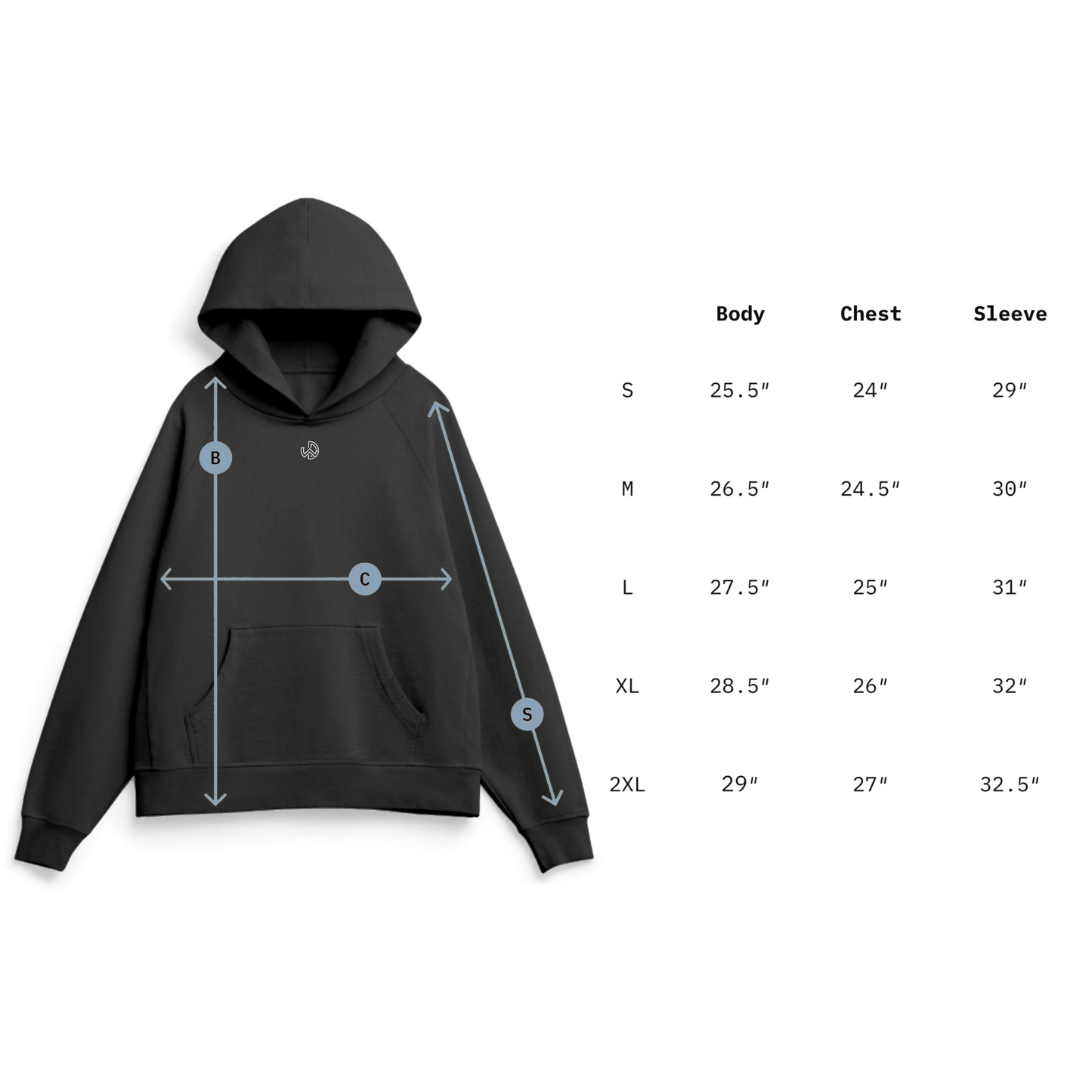 ICE GREY ESSENTIAL HOODIE